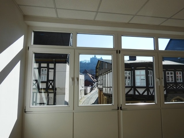 Blick aus dem Wohnzimmer