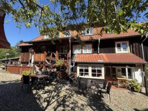 Ansicht vom Biergarten