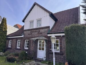 Außenansicht Haus Eingang